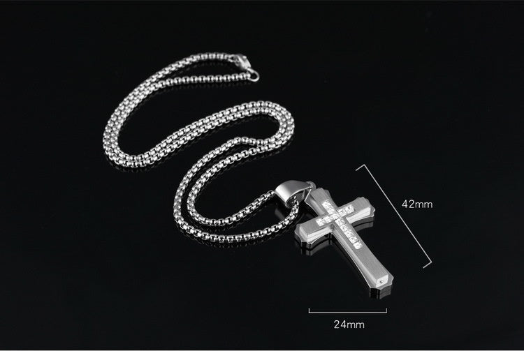 Necklace Jeweled Pendant Titanium Steel Personalized Necklace