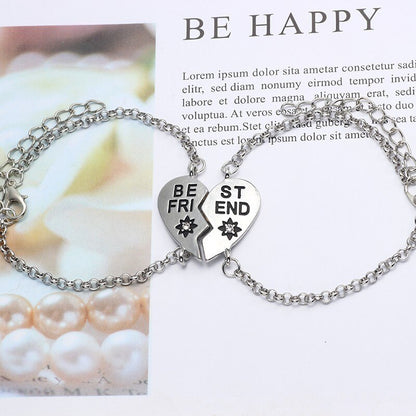 English Letters Best   Jewelry Good  Bracelet Women