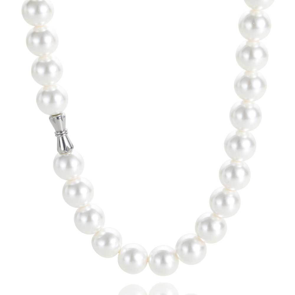 Hip Hop 6 To 12mm Pearl Necklace Bracelet Jewelry