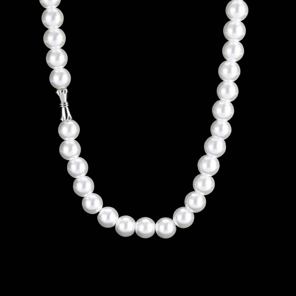 Hip Hop 6 To 12mm Pearl Necklace Bracelet Jewelry