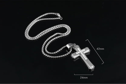 Necklace Jeweled Pendant Titanium Steel Personalized Necklace