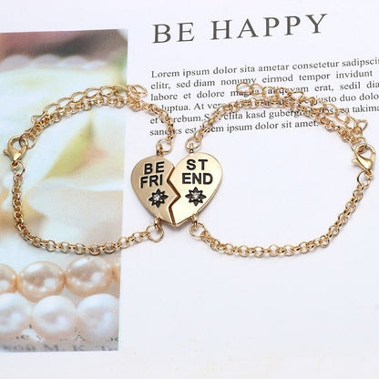 English Letters Best   Jewelry Good  Bracelet Women