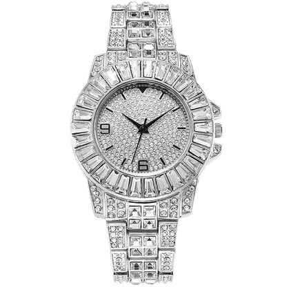 Ladies Hip Hop Chain Full Diamond Watch