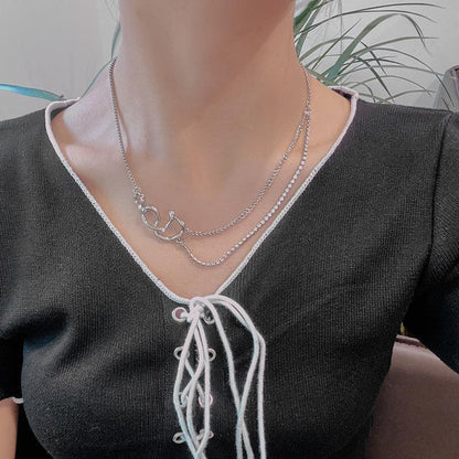 Hip-hop Creative Minimalist Clavicle Chain Design