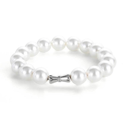 Hip Hop 6 To 12mm Pearl Necklace Bracelet Jewelry